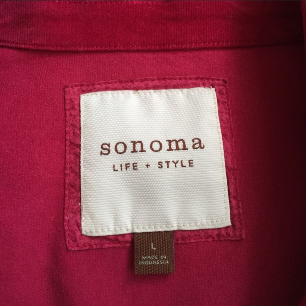 Sonoma Red Corduroy Blazer - Picture 4 of 5